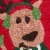 Christmas 20 x 30 Inch Reindeer Tufted Bath Mat Perspective: bottom