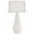 Pacific Coast Lighting Star Burst 30.5  Geometric Resin Table Lamp in White Perspective: bottom