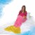 Snuggie Tails Blanket -  Rainbow Mermaid - Adult Perspective: bottom