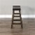 Sunny Designs 24  Saddle Seat Transitional Mahogany Wood Stool in Tobacco Leaf Perspective: bottom