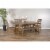 Sunny Designs Doe Valley 18  Transitional Wood Ladderback Chair in Taupe Brown Perspective: bottom