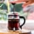 Classic 4 Cup Coffee Press - Chrome Perspective: bottom