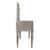 Poundex Furniture Wood Vanity Set with Mirror and Stool Silver Color Perspective: bottom