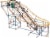 K'NEX Thrill Rides - Panther Attack Roller Coaster Building Set with Ride It! App - 690 Piece Perspective: bottom