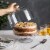 WHOLE HOUSEWARES Glass Cake Stand with Dome | Holder & Display Perspective: bottom