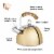 Presley™ Gold Tea Kettle by Pinky Up® Perspective: bottom
