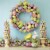 DIY Craft 20pcs Foam Easter Eggs - 2x3cm/0.8x1.2 Inch Painted Pigeon Bird Eggs - Happy Easter Perspective: bottom