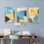 Framed Canvas Wall Paintings-Abstract Simple Warm Watercolor-Aesthetic Prints for Décor Perspective: bottom