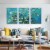 Framed Canvas Wall Paintings-Apricot Blossoms on Branch-Aesthetic Prints for Interior Décor Perspective: bottom