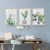 Framed Canvas Wall Paintings-Green Leaves Botanical Paintings-Aesthetic Prints for Décor Perspective: bottom
