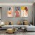 Framed Canvas Wall Paintings - Modern Art Women Poster - Aesthetic Prints for Interior Décor Perspective: bottom