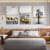 Framed Canvas Wall Paintings-Nordic Golden Boat Stone-Aesthetic Prints for Interior Décor Perspective: bottom