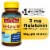 Melatonin 3mg with L-Theanine 200 mg Softgels; 60 Count Perspective: bottom