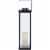 Real Flame La Sal 22  Lantern with Flameless Candle in Black Perspective: bottom