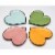 Ceramic Rainbow Plates: Assorted Colors Heart-Shaped Plates, Valentines, Wedding Décor or Perspective: bottom