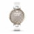 Garmin Lily Smartwatch - Cream Gold Bezel with White Case and Silicone Band Perspective: bottom