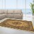 Linon McKinley Mahi Tabriz Power Loomed Polypropylene 9' X 12' Rug in Cream Perspective: bottom