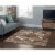Linon Emporium Heirloom Power Loomed Polypropylene 5'x8' Rug in Ivory Perspective: bottom
