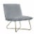 Kelvin Sherpa Grey Chair Perspective: bottom