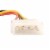 C2G 6in Serial ATA Power Adapter Cable - Multi-Color Perspective: bottom