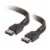 C2G Shielded External Serial ATA Cable 2m Black Perspective: bottom