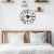 La Crosse Technology Wrought Iron Wall Clock - Black Perspective: bottom
