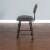 Sunny Designs 24  Metal Frame Barstool with Cushion Seat & Back in Black Perspective: bottom