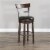 Sunny Designs Homestead 30  Wood Swivel Barstool with Back in Tobacco Leaf Perspective: bottom