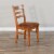 Sunny Designs Sedona 37  Ladderback Chair with Cushion Seat in Rustic Oak Perspective: bottom