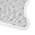 Christmas Dog Mat for Food New Year Pet Placemat, Bone Shape 19x14in Pet Bowl Mat Perspective: bottom