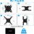 C-MOUNTS 19-43 Inch Flat Curved Screen Full Motion TV Monitor Wall Mount TV Bracket Perspective: bottom