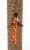 SmartyKat Simply Scratcher Scratching Post with Feather Toy for Cats - Jute Perspective: bottom