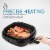 Aroma Housewares ASP-218B Grillet 4Qt. 3-in-1 Cool-Touch Electric Indoor Grill Portable, Dis Perspective: bottom