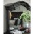 Traditional Peppercorn Shaped Mirror in Black - Magnussen Perspective: bottom