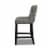 Sonoma 28  Upholstered Counter Height Bar Stool (Set of 2) Dark Heathered Grey Perspective: bottom