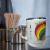 10oz Stainless Steal Coffee Cup - Rainbow Concha - Dont Be Self-Conchas, Be Proud Of You Perspective: bottom
