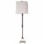 Uttermost Teala Crystal and Metal Buffet Table Lamp in Aged Black and White Perspective: bottom
