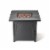 28  Outdoor Propane Gas Fire Pit With Cover & Lava Rock, Camping, Patio Perspective: bottom