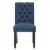 Costaelm Jameson Fabric Tufted Dining Side Chair 2 Pc Set in Blue Perspective: bottom