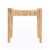 Butler Garner Woven Jute Stool Perspective: bottom