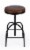 Butler Clyde Brown Leather Adjustable Bar Stool Perspective: bottom