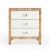 Butler Corfu 3 Drawer Natural Raffia Chest Perspective: bottom