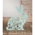 Easter Hello Spring Bunny Sign Wood Glittered Hello Rl1710 Perspective: bottom