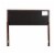 Glory Furniture Super Nova Fabric Upholstered Full Headboard in Brown Perspective: bottom