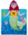 Dawhud Direct  Mermaid and Friends  Poncho Beach Towel for Kids Perspective: bottom