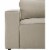 Elson Beige Loveseat with 4 Pillows in Beige Linen Fabric Sofa Couch Perspective: bottom