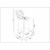 Madeline 41.73  Barstool, Set of 3 with Seat Cushion in Rose Pink Gold and Black Perspective: bottom