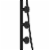 PULSE ShowerSpas Lanai Matte Black Shower System Perspective: bottom