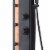 PULSE ShowerSpas Eclipse Matte Black ShowerSpa Perspective: bottom