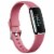 Fitbit Luxe Platinum Fitness Tracker with Orchid Band Perspective: bottom